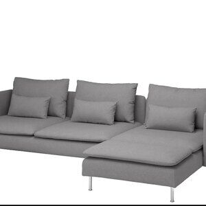 Ikea SODERHAMN Sectional SlipCover- Tonerud Gray